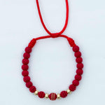 PULSERA TEJIDA CON BALIN #4 Y NEOPRENO REF 974
