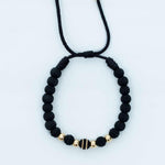 PULSERA TEJIDA CON BALIN #4 Y NEOPRENO REF 974