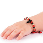 PULSERA Y TOBILLERA TIPO AZABACHE PARA BEBÉ TEJIDA BALÍN #3