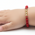 PULSERA Y TOBILLERA CON NEOPRENO Y BALÍN #3 PARA BEBÉ