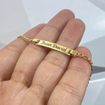 ESCLAVAS BEBE ( NIÑO )
CARTIER 1X1  CUADRADA SOLDADA 15 cm 777