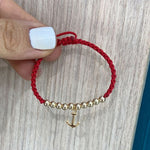 PULSERA Y TOBILLERA ANCLA BALÍN #4 TEJIDA PARA BEBÉ
