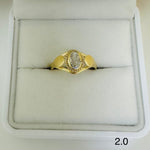 ANILLO DE DAMA AURA BLANCA 2.0 GR REF 43