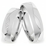Argollas satinado y liso y brillante 5478