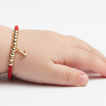 PULSERA Y TOBILLERA ANCLA BALÍN #4 TEJIDA PARA BEBÉ
