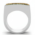 ANILLO PARA HOMBRE EN OROY PLATA - NOMBRE PERSONALIZADO
