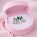 ANILLO DE GRADO CORONADE ORGULLO  (VERDE,ROSADO,AZUL CL, AZUL OS, CRYSTAL) REF 4475