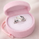 ANILLO DE GRADO AMOR Y VICTORIA (ROSADO,AZUL,VERDE,CRYSTAL )REF 4475