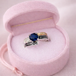 ANILLO GRADO PIEDRA REDONDA PEQUEÑA (ROSADO, AZUL CL, AZUL OS, VERDE, CRYSTAL,FUTSIA, )  REF  4475