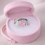 ANILLO DE GRADO HOJA (ROSADO,VERDE OS, CRYSTAL, AZUL OS,AZUL CL, FUTSIA) REF4475