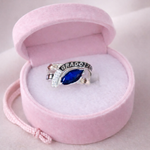 ANILLO DE GRADO HOJA (ROSADO,VERDE OS, CRYSTAL, AZUL OS,AZUL CL, FUTSIA) REF4475