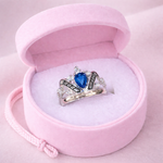 ANILLO DE GRADO CORONADE ORGULLO  (VERDE,ROSADO,AZUL CL, AZUL OS, CRYSTAL) REF 4475