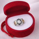 ANILLO DE GRADO FIRMEZA (CRYSTAL Y VERDE) REF 4475