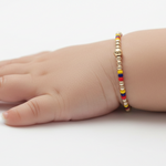 PULSERA TEJIDA COLOMBIA BALÍN#1 Y #4 CENTRO