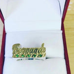 Anillos Personalizados De nombre Plata y Oro laminado Diseños Únicos