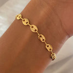 PULSERA GUCCI PLANA X 21CM 3MM 922