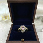ANILLO DAMA GOTA MORADO 2,3 ROJO 2,2 ROSADO 2,3 AZUL 2,2 CRISTAL 2,5  REF 38