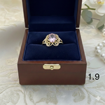 ANILLO DAMA ESPIRAL AZUL 16, NEGRO 1,9 MORADO 1,9 ROSADO 1,9 GR REF 36